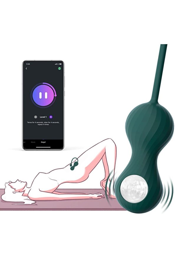 Erox Magi̇c Moti̇on Crystal Duo Smart Kegel Set