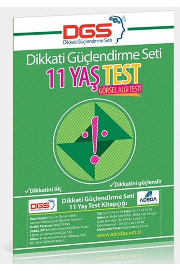 Karatay Yayınları Di̇kkati̇ Güçlendi̇rme Seti̇ 11 Yaş Test