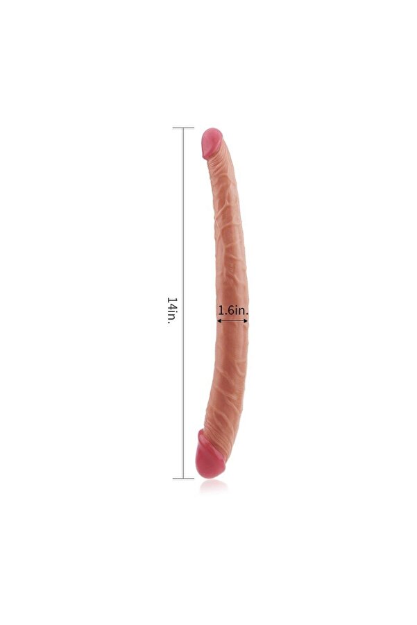 Meyrabest Dev Boyutlu 37 Cm Ultra Soft Çi̇ft Başlı Reali̇sti̇k Peni̇s