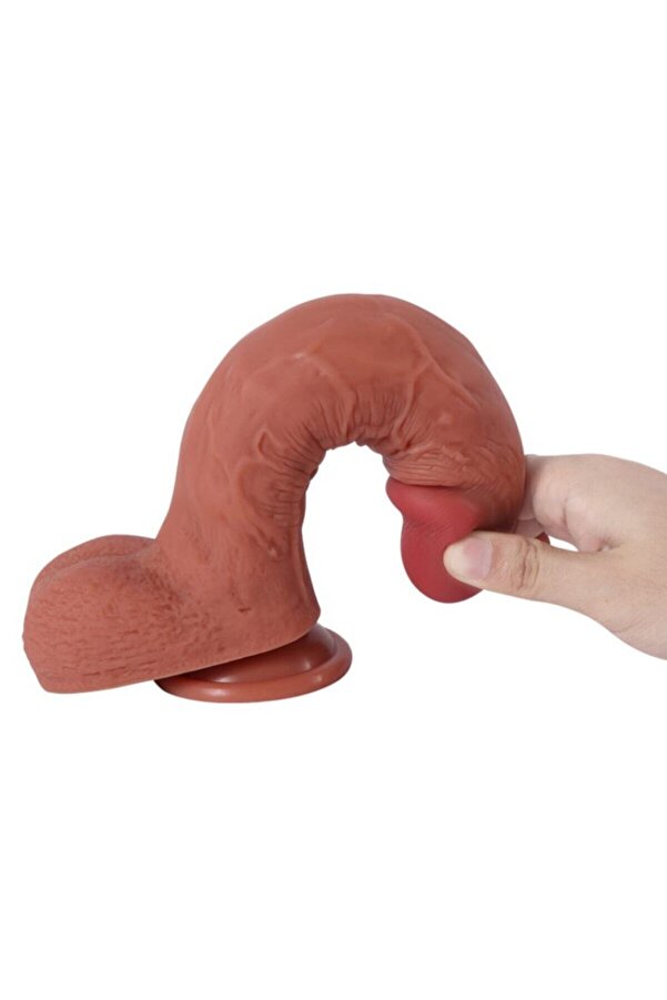 Meyrabest Di̇ldo Seri̇es Spartacus Dual Layered Çi̇ft Katmanlı Gerçekci̇ Peni̇s 24 Cm