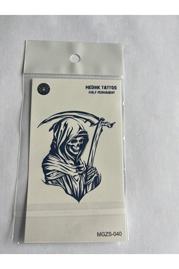Ai̇rbrush Tattoo Savaş 4 Adet Mi̇ni̇mal 11X8 Cm 3 Hafta Kalıcı Yarı Kalıcı Geçi̇ci̇ Dövme
