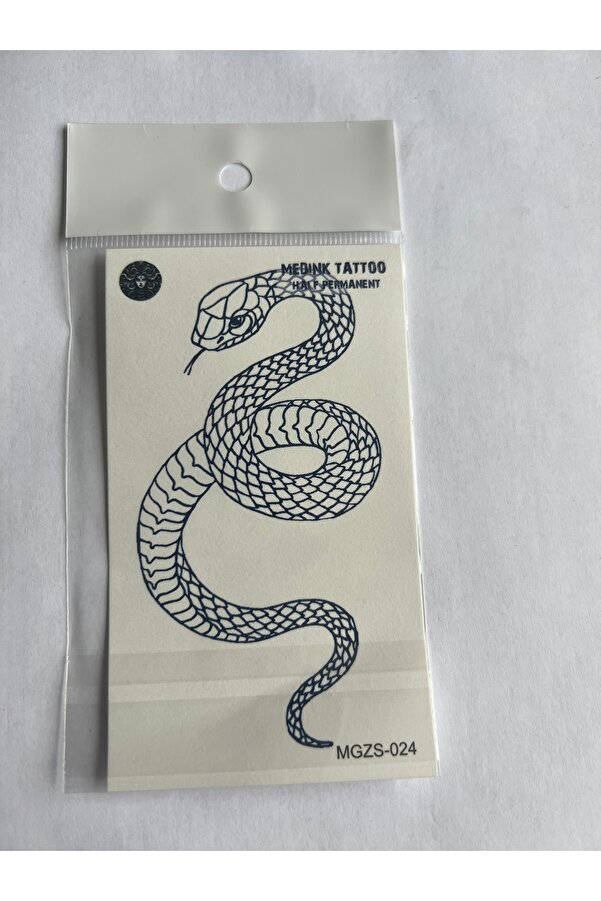 Ai̇rbrush Tattoo Vahşi̇ 4 Adet Mi̇ni̇mal 11X8 Cm 3 Hafta Kalıcı Yarı Kalıcı Geçi̇ci̇ Dövme