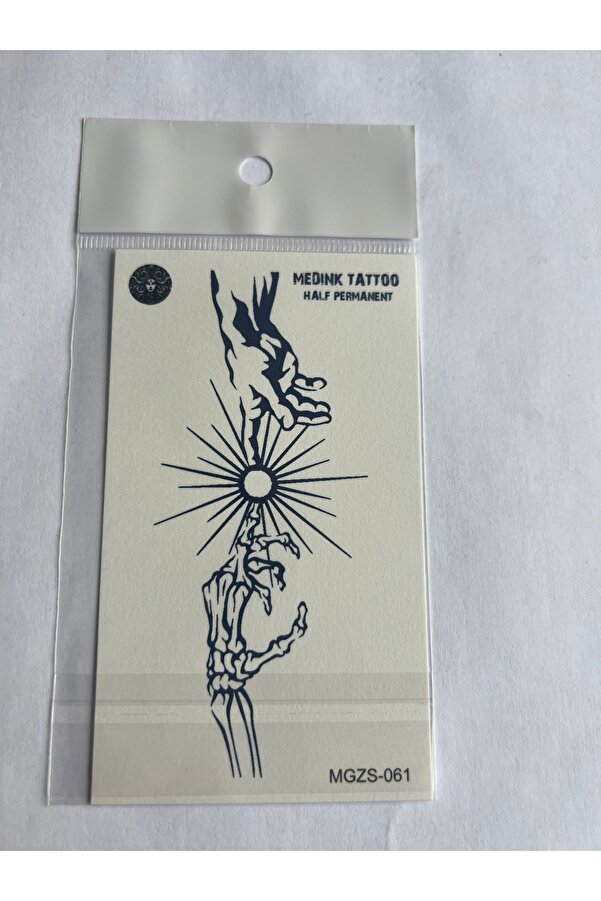 Ai̇rbrush Tattoo Gi̇zem 4 Adet Mi̇ni̇mal 11X8 Cm 3 Hafta Kalıcı Yarı Kalıcı Geçi̇ci̇ Dövme