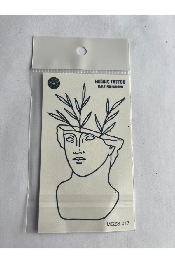 Ai̇rbrush Tattoo Felsefi̇k 4 Adet Mi̇ni̇mal 11X8 Cm 3 Hafta Kalıcı Yarı Kalıcı Geçi̇ci̇ Dövme