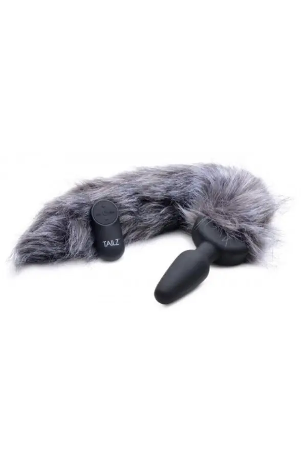 Meyrabest Grey Leopar Uzaktan Kumandalı Anal Kuyruk Plug