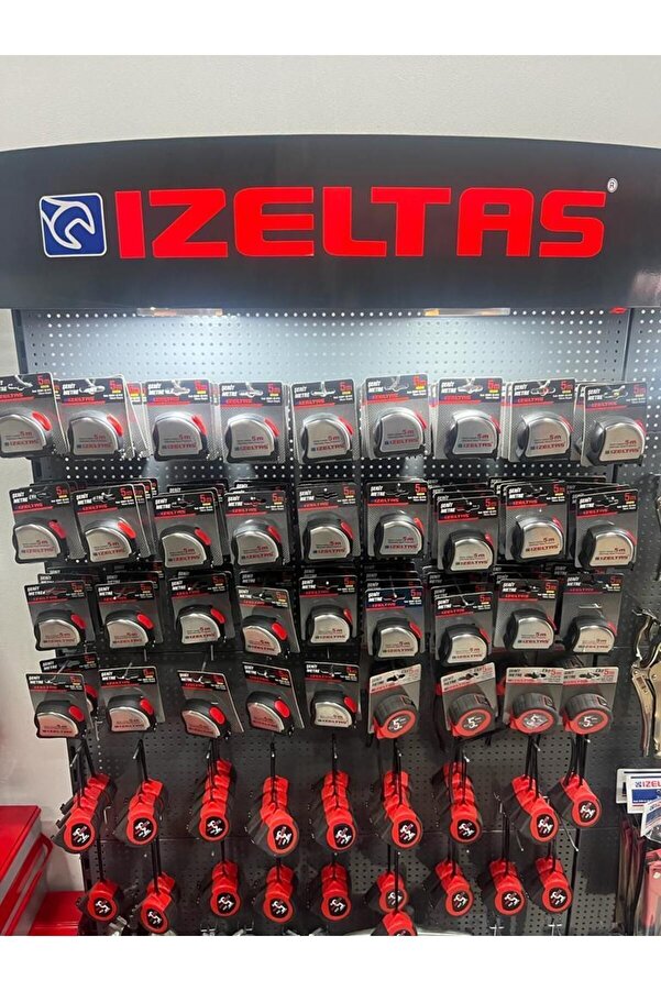 İzeltaş Krom Şerit Metre 5 Mt