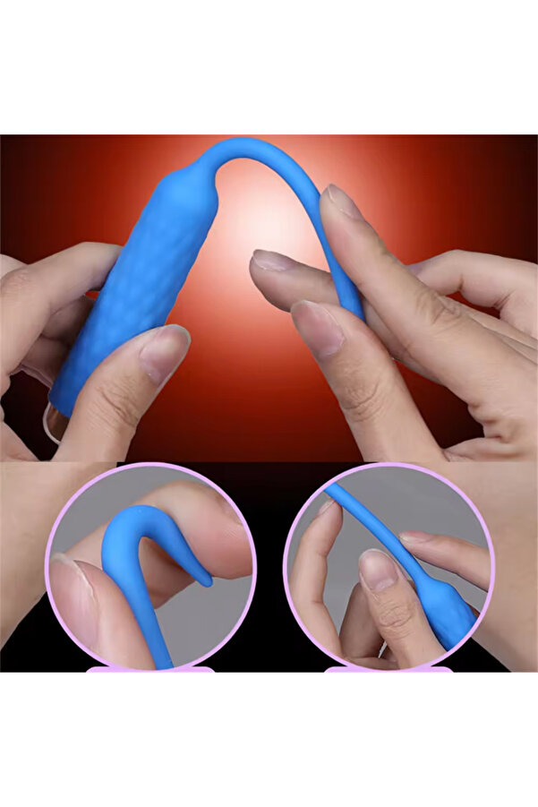Erox Lexi̇ble Power Massager Urethral Di̇latör Vi̇brator