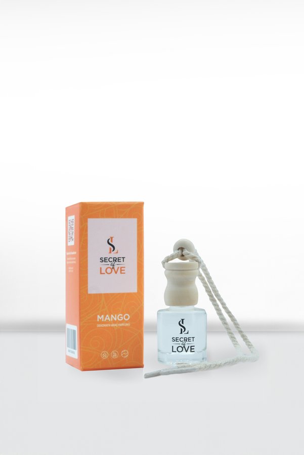 SECRET OF LOVE Premium Mango Oto/Araç Kokusu – Uzun Süre Ferahlık 8 ML