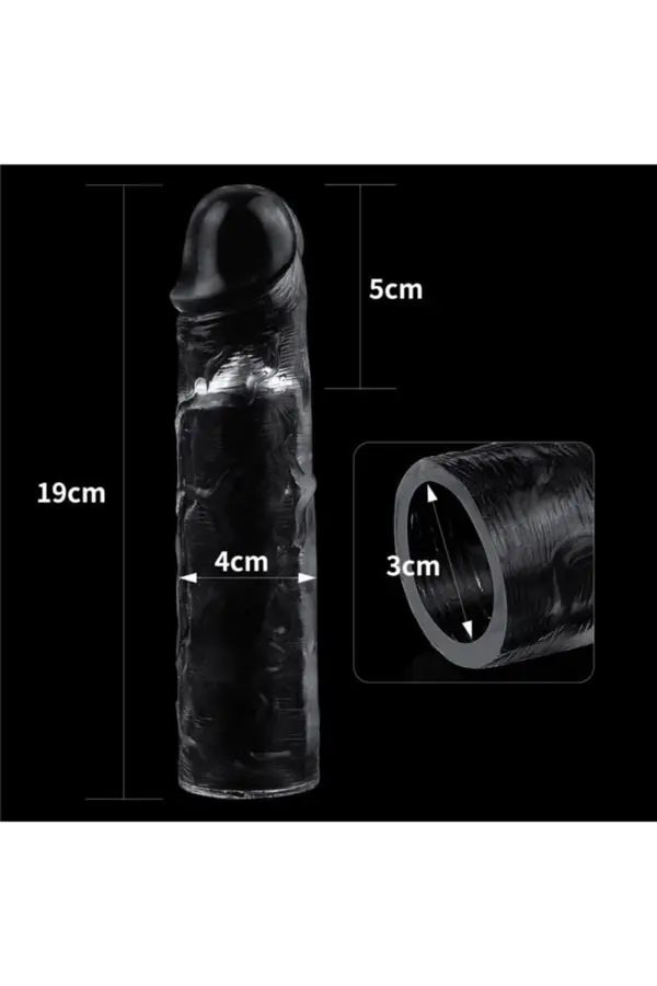 Lovetoy Flawless 5 Cm Uzatmalı Transparan Kılıfı