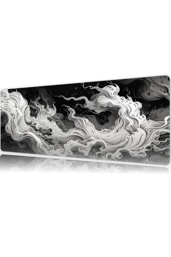urzuva Ethereal Smoke 70X30 3MM Kalınlık Premium Gaming oyuncu mousepad Anti Slip XXL mouse pad