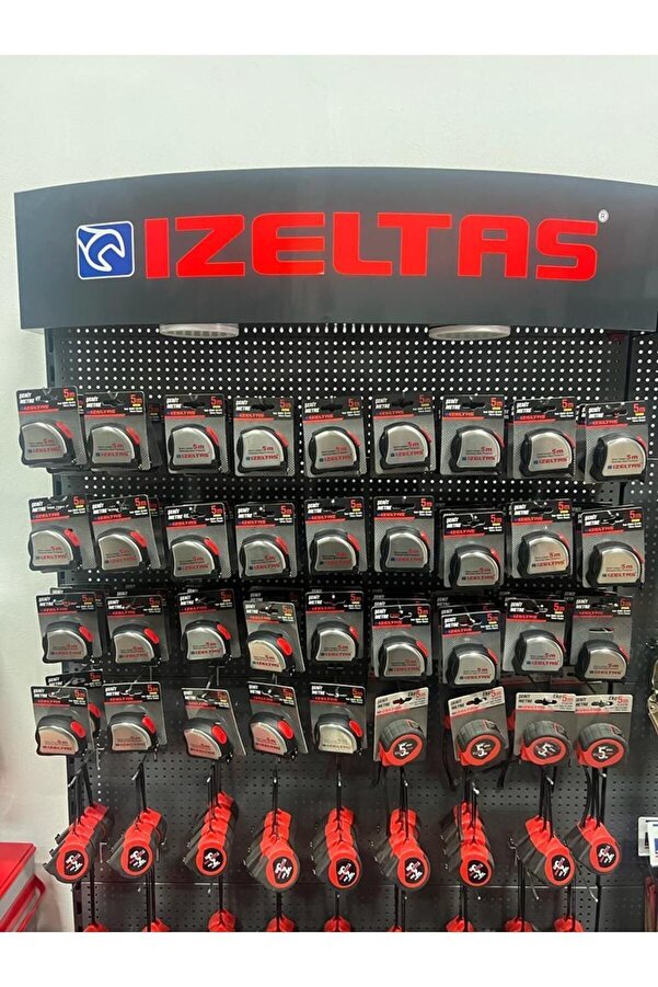 İzeltaş Krom Şerit Metre 5 Mt