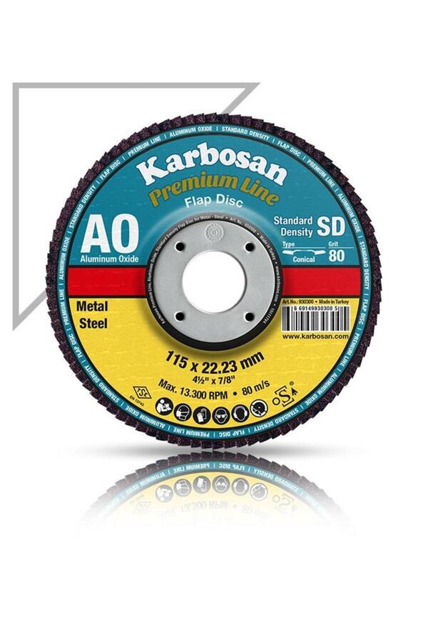 KARBOSAN Flap Disk Zımpara 115mm - 40 Kum