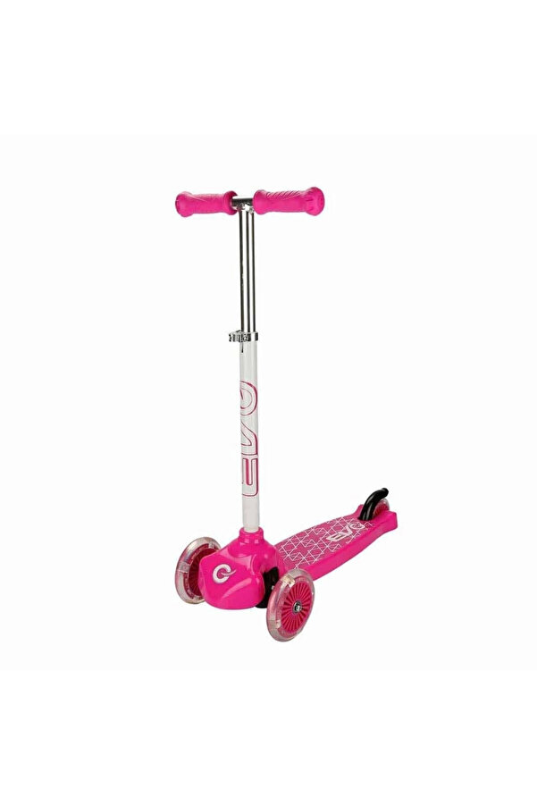 Evo Işıklı 3 Tekerlekli̇ Pembe Scooter