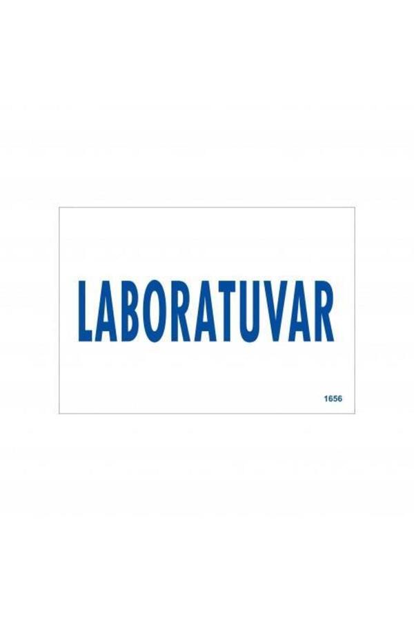 Ethab Ti̇caret Laboratuvar Uyarı Levhası 17,5X25 Kod1656