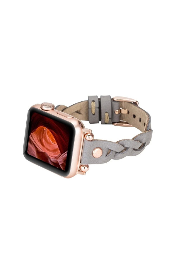 Apple Watch Uyumlu Deri̇ Kordon Wanda 38-40-41Mm Rt Rst9