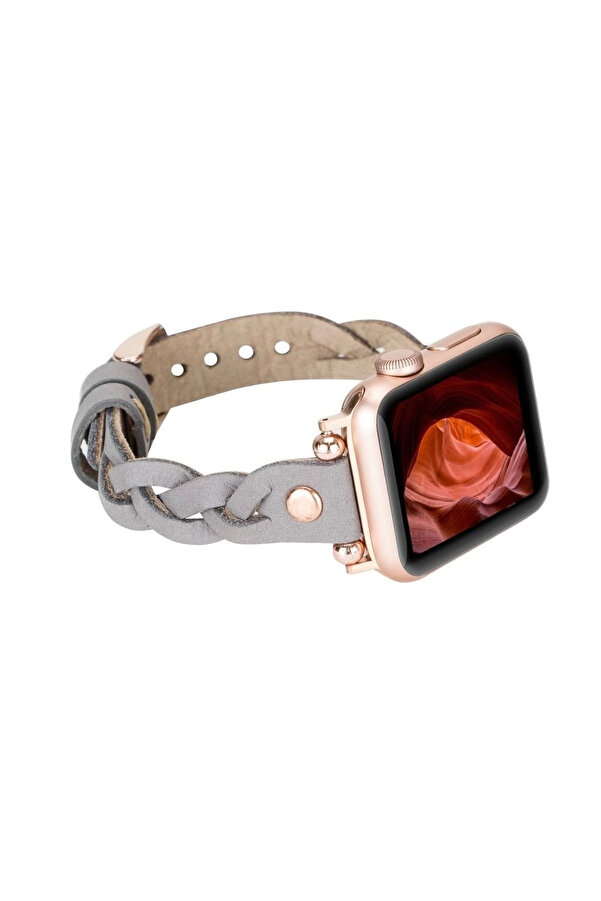 Apple Watch Uyumlu Deri̇ Kordon Wanda 38-40-41Mm Rt Rst9
