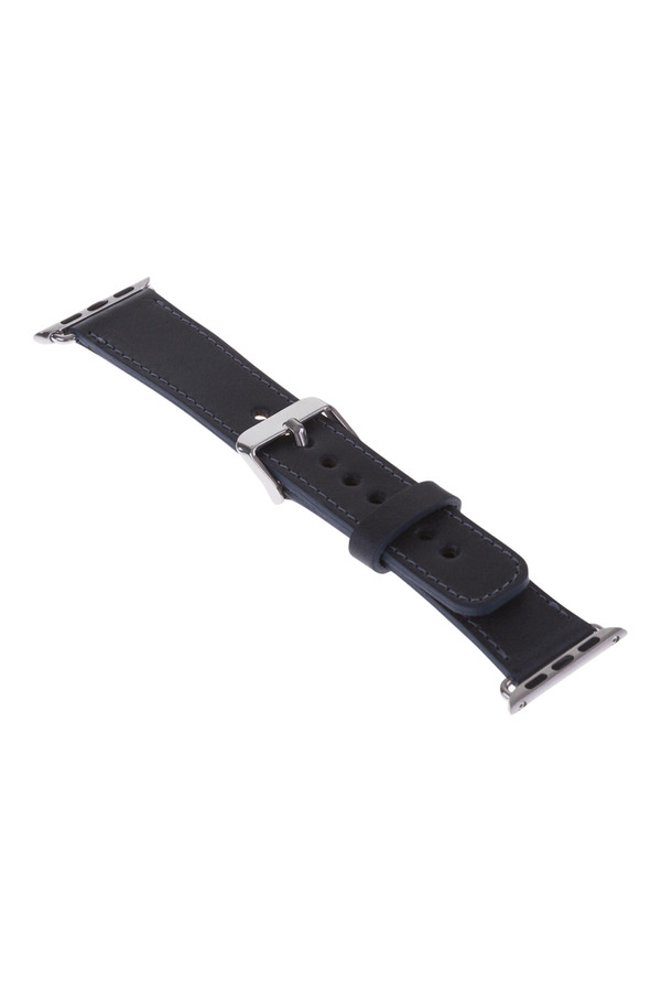 Apple Watch Uyumlu Deri̇ Kordon 42-44-45Mm Cz01 Laci̇vert