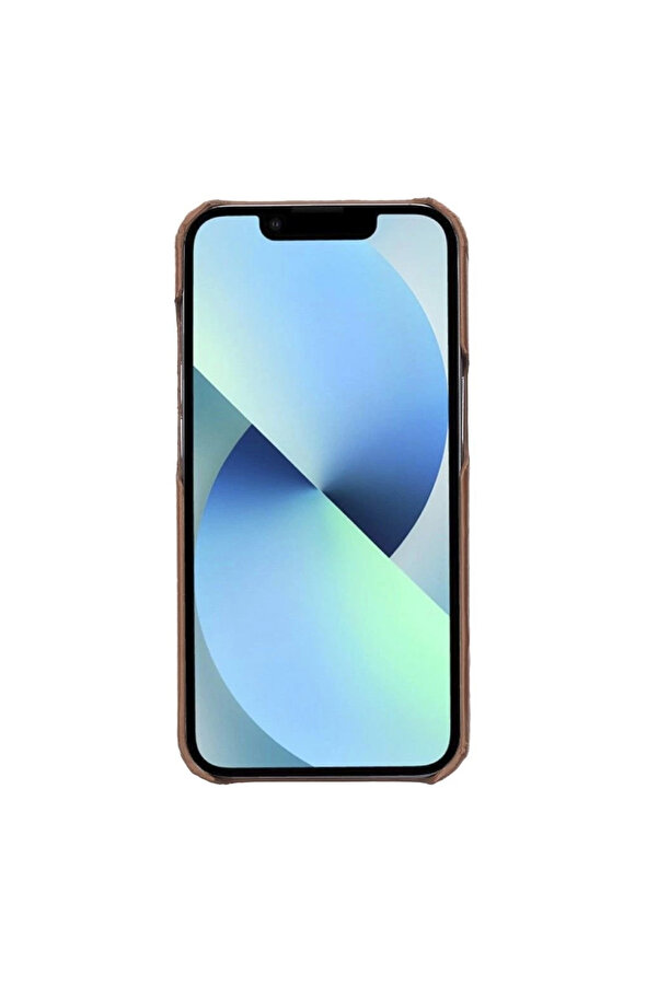 Apple İphone 13 Pro Uyumlu Deri̇ Arka Kapak Uj Rst2Ef Taba