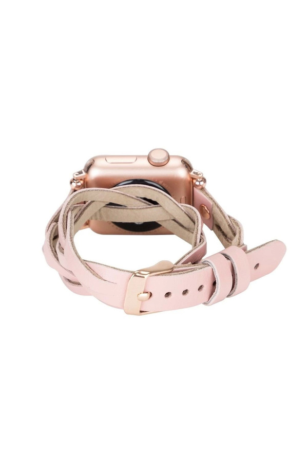 Apple Watch Uyumlu Deri̇ Kordon 38-40-41Mm Dt Rt Nu2