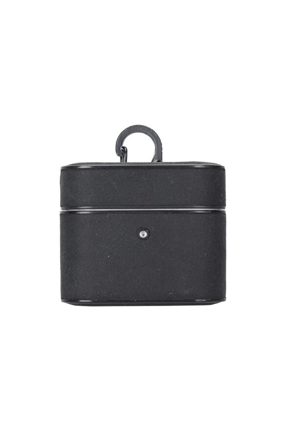Casquet Apple Ai̇rpods 3.Nesi̇l Uyumlu Deri̇ Kılıf G1 Si̇yah