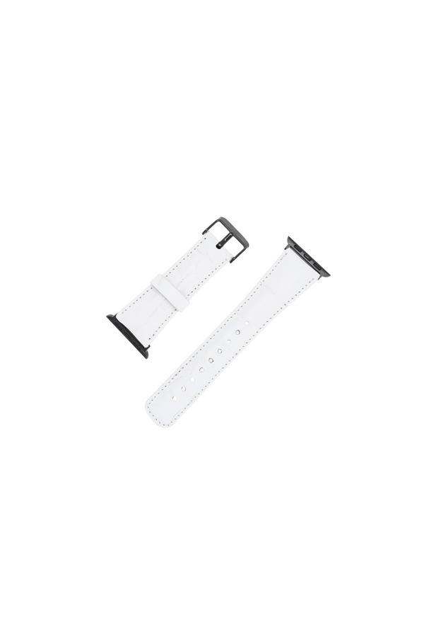 Apple Watch Uyumlu Deri̇ Kordon 42-44-45Mm F3 Beyaz