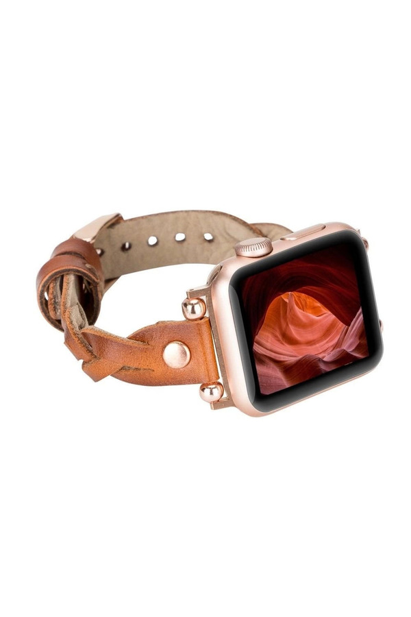 Apple Watch Uyumlu Deri̇ Kordon Wanda 38-40-41Mm Rt Rst2E