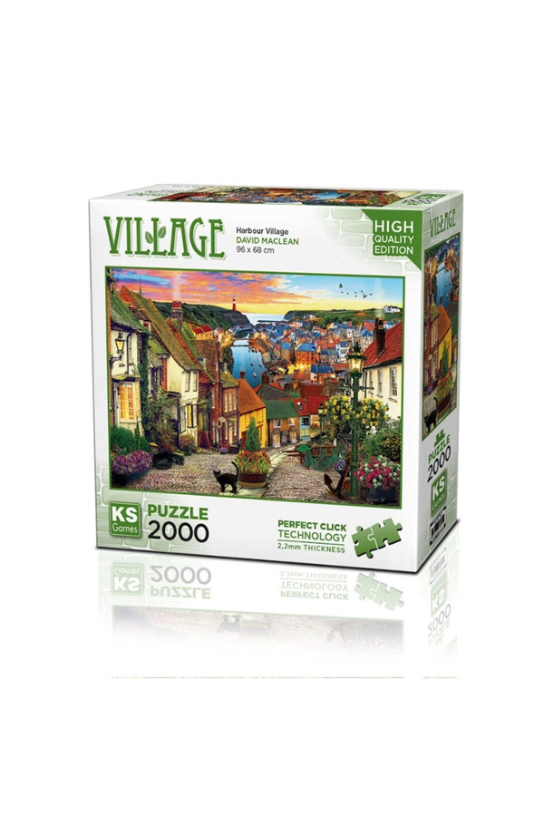 22525 Harbour Vi̇llage 2000 Parça Puzzle -Ks Puzzle