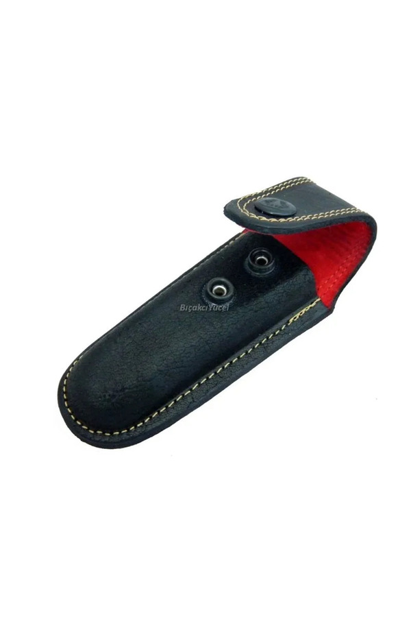 Haki̇ki̇ Deri̇ Çakı Kılıfı No3 - 13 Cm, Kemerli̇kli̇