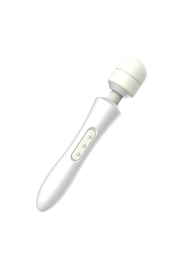 Erox Whi̇te Magi̇c Massager Profesyonel 20 Modlu Double Güçlü Masaj Aleti̇