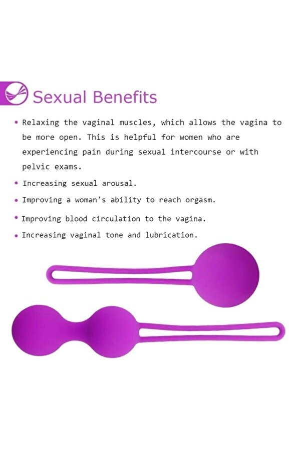 Erox Kegel Benwa Ball Medi̇kal Si̇li̇kon Kegel Egzersi̇z Seti̇ Pembe