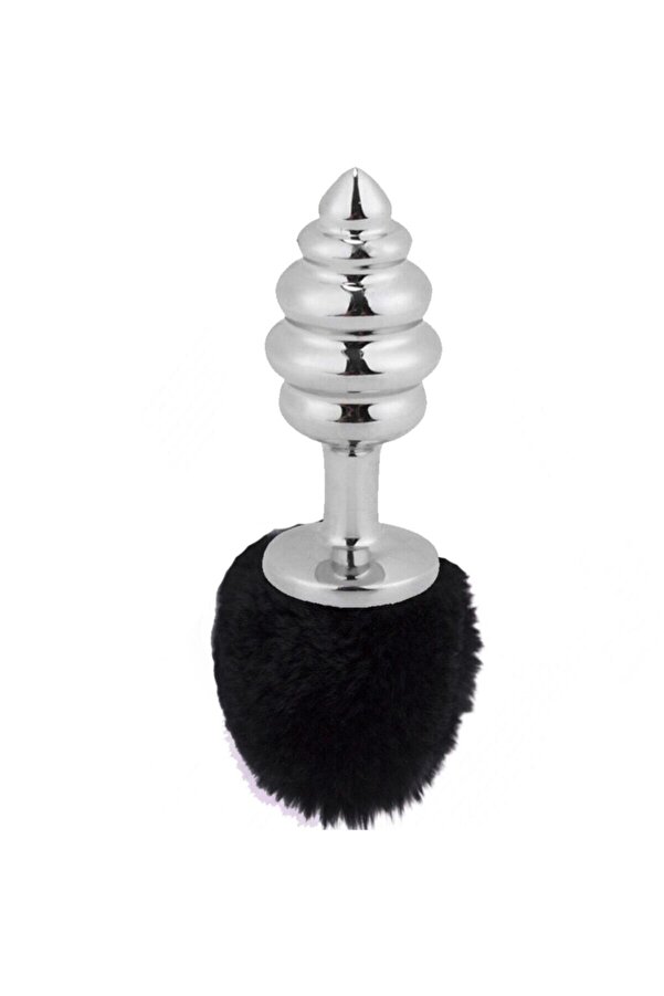 Meyrabest Ri̇bbed Boğumlu Si̇yah Peluş Çeli̇k