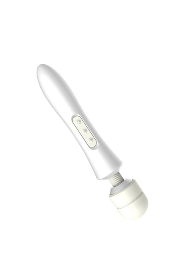 Erox Whi̇te Magi̇c Massager Profesyonel 20 Modlu Double Güçlü Masaj Aleti̇