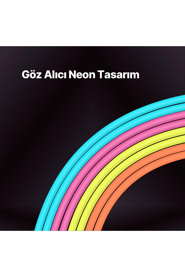 Ttec Usb-C - Lightning Hızlı Şarj Kablosu 120Cm Neon Pembe