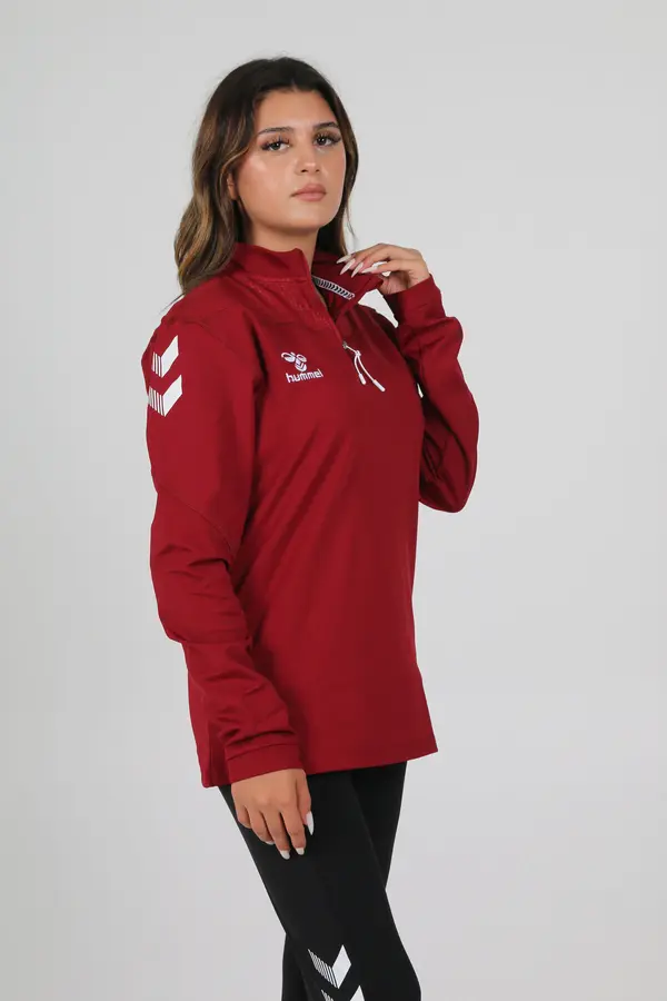 Hummel Oregon Antrenman Eşofman Üstü Bordo