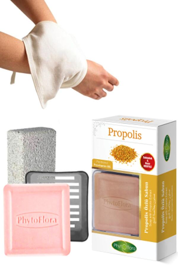 Propoli̇s Sabunu Ve Banyo Kesesi̇, Katı Sabunluk