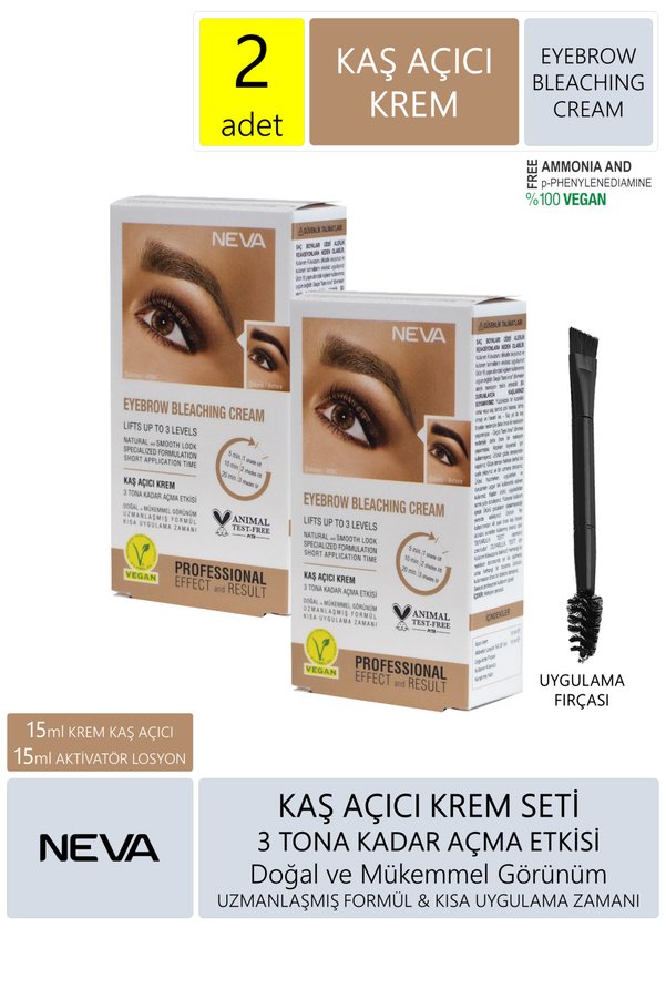 Neva 2'Lİ SET Kaş Açıcı Krem Seti