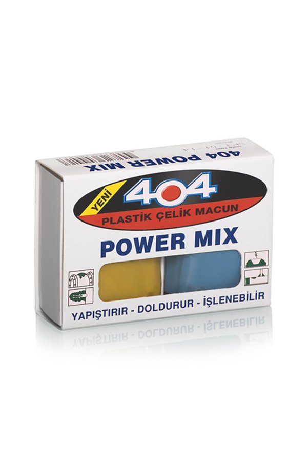 Genel Markalar Power MİX Yapıştırıcı Plastik Çelik Macun 80 Gram