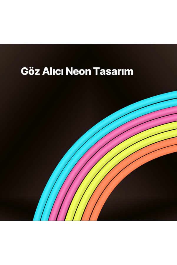Ttec Usb-C - Lightning Hızlı Şarj Kablosu 120Cm Neon Turuncu