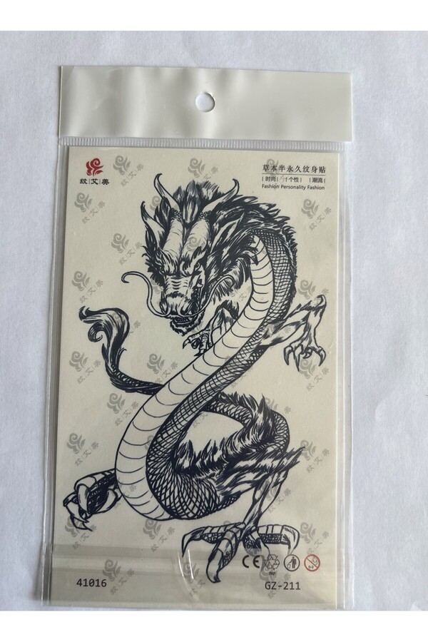 Ai̇rbrush Tattoo Çeli̇şki̇ 4 Adet Bi̇rden3 Hafta Kalıcı Geçi̇ci̇ Yapıştırma Dövme 18X11 Cm