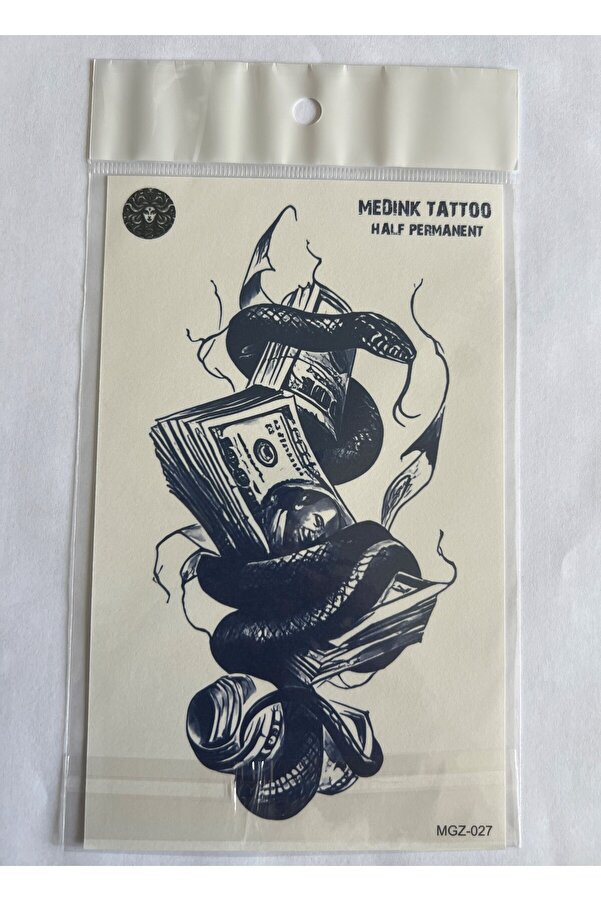 Ai̇rbrush Tattoo Güç 4 Adet Bi̇rden3 Hafta Kalıcı Geçi̇ci̇ Yapıştırma Dövme 18X11 Cm