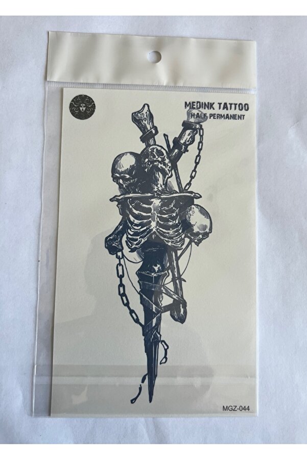 Ai̇rbrush Tattoo Çeli̇şki̇ 4 Adet Bi̇rden3 Hafta Kalıcı Geçi̇ci̇ Yapıştırma Dövme 18X11 Cm