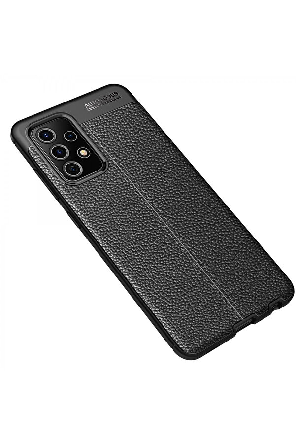 Samsung Galaxy A52 Kılıf Auto Focus Kapak - Si̇yah