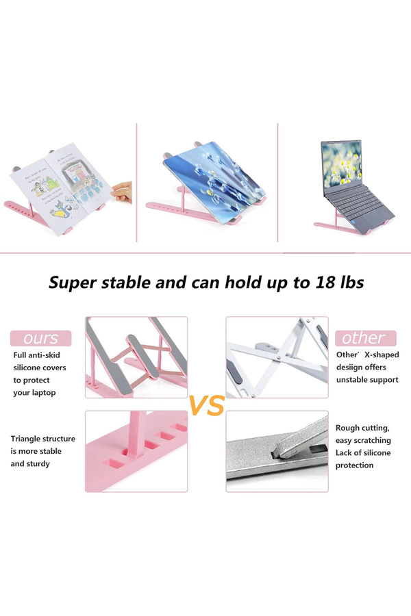 Ayarlanabi̇li̇r Laptop Standı 7 Kademe