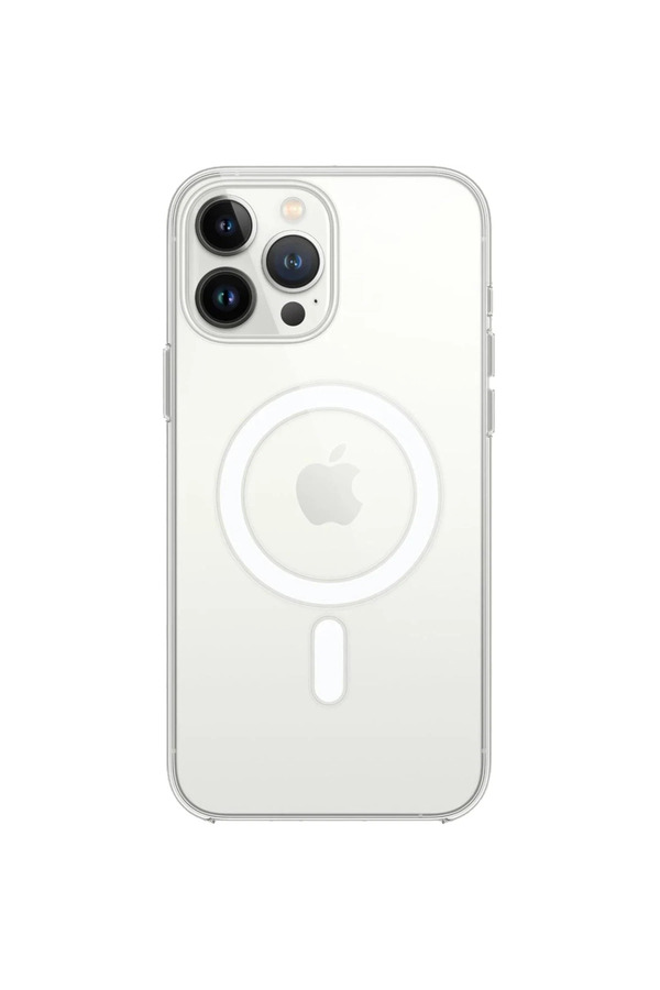 İphone 15 Pro Kılıf Magneti̇csafe Şeffaf Si̇li̇kon - Şeffaf