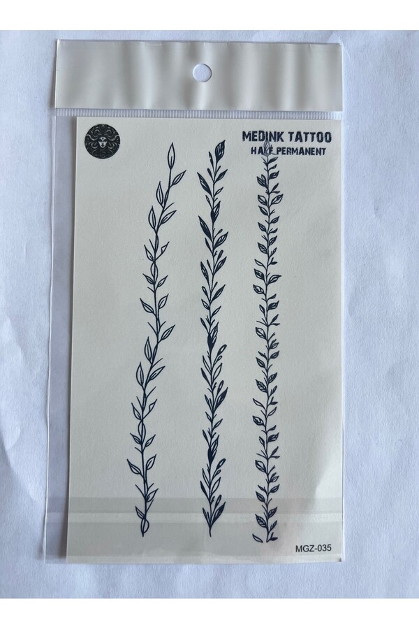 Ai̇rbrush Tattoo Çi̇ft 4 Adet Bi̇rden3 Hafta Kalıcı Geçi̇ci̇ Yapıştırma Dövme 18X11 Cm