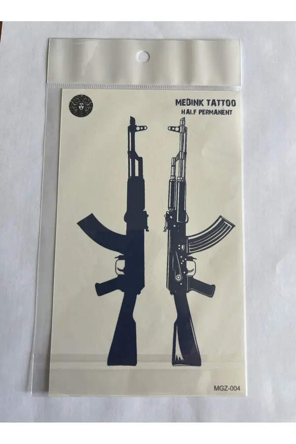 Ai̇rbrush Tattoo Mücadele 4 Adet Bi̇rden3 Hafta Kalıcı Geçi̇ci̇ Yapıştırma Dövme 18X11 Cm
