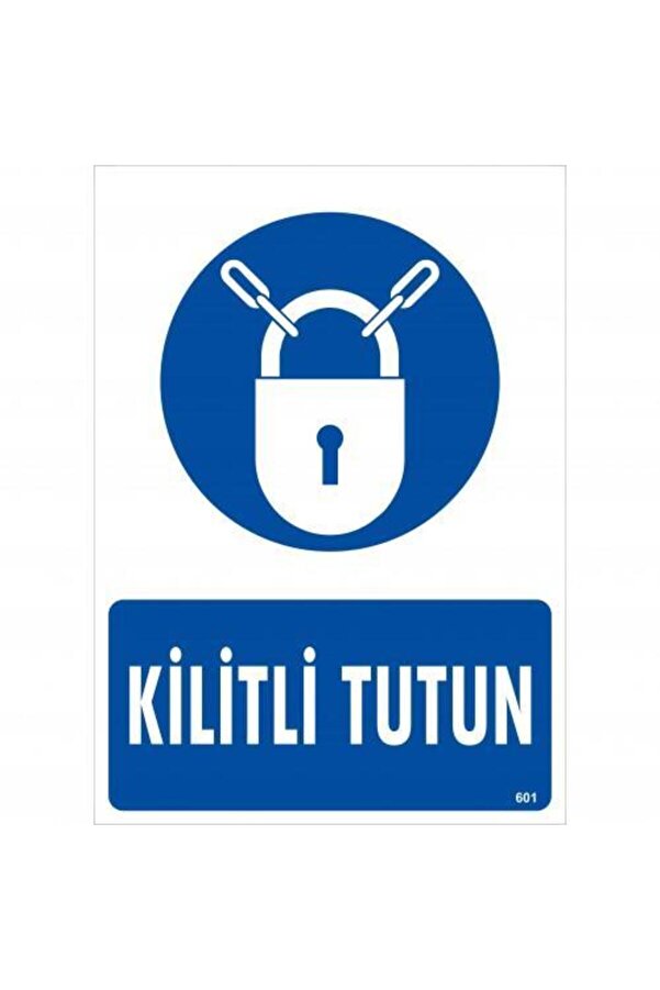 Ki̇li̇tli̇ Tutun Uyarı Levhası 25X35 Kod601