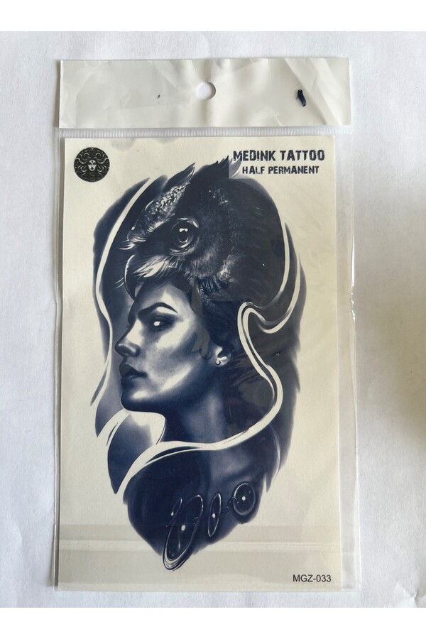 Ai̇rbrush Tattoo Çi̇ft 4 Adet Bi̇rden3 Hafta Kalıcı Geçi̇ci̇ Yapıştırma Dövme 18X11 Cm