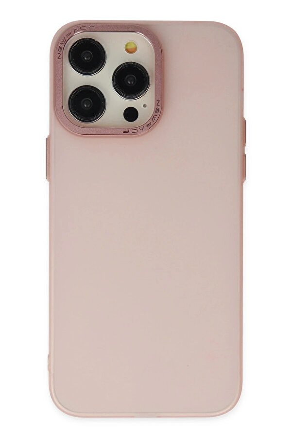İphone 13 Pro Max Kılıf Modos Metal Kapak - Pembe - Dropx1622-6742