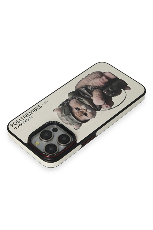 İphone 14 Pro Max Fun Magsafe Kapak - Beyaz - Dropx9787-1875